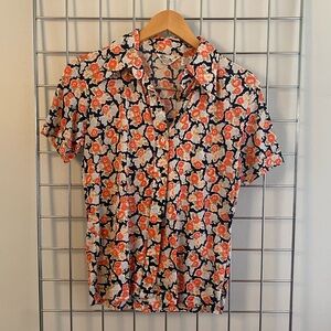 Vintage KMart floral button-up shirt
